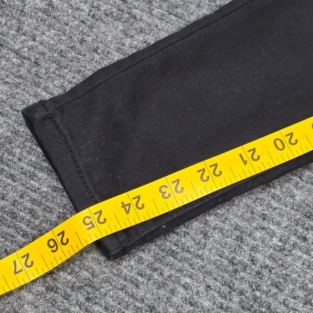 Jordache High Rise Super Skinny Jeans Women's Size 12 Slim‎ Black Button Denim